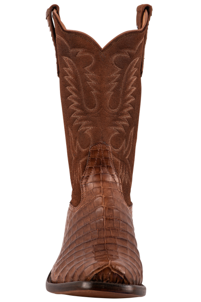 Rios of Mercedes Men's Caiman Belly Cowboy Boots - Post Oak