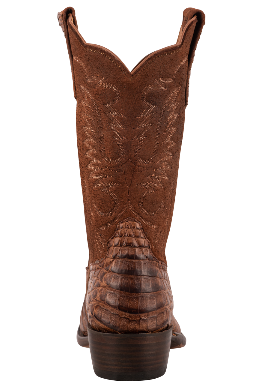 Rios of Mercedes Men's Caiman Belly Cowboy Boots - Post Oak