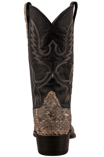 Rios of Mercedes Eastern Rattlesnake Cowboy Boots - Natural