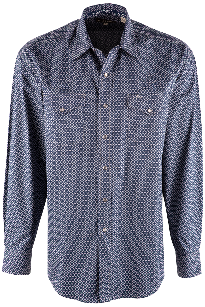 Stetson Blue Diamond Western Shirt