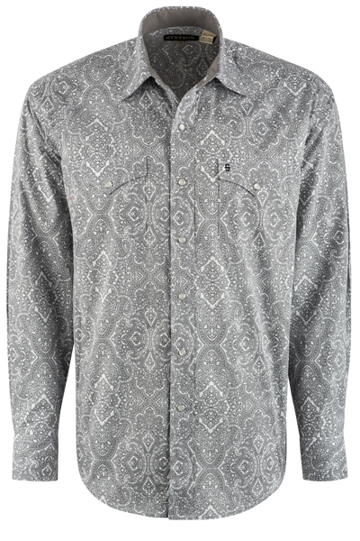 Inked : Mens Short Sleeve Stetson® Paisley Western Shirt