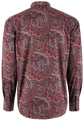 Stetson Men's Wine Paisley Pearl Snap Shirt