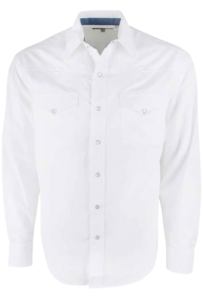 Martin　STETSON Stetson Men's Denim Diamonds Snap Front Western Shirt