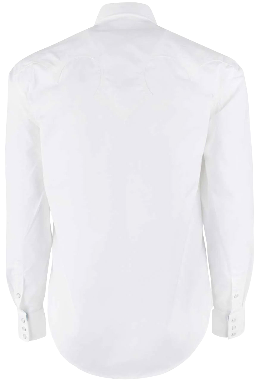 Stetson Men's Pearl Snap Shirt - Optic White