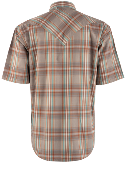 Stetson Pearl Snap Shirt - Desert Brown