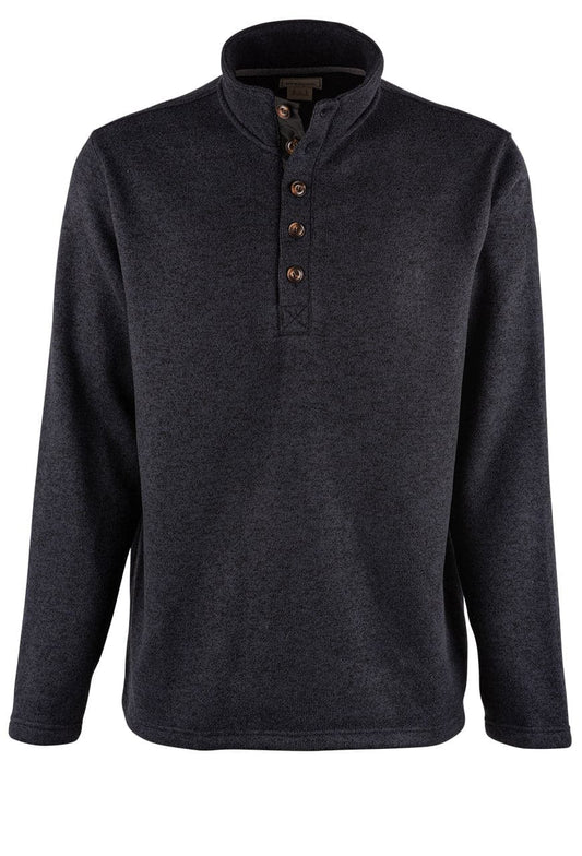 Stetson Men's Bonded Poly Knit Sweater - Navy