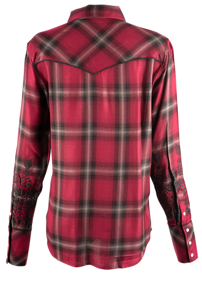 Stetson Women's Long Sleeve Plaid Western Shirt