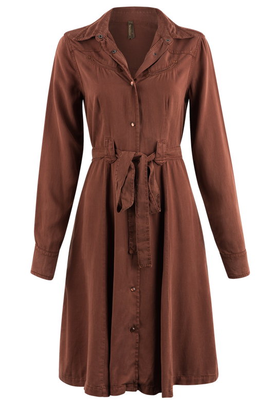 Stetson Women's Western Brown Midi Dress