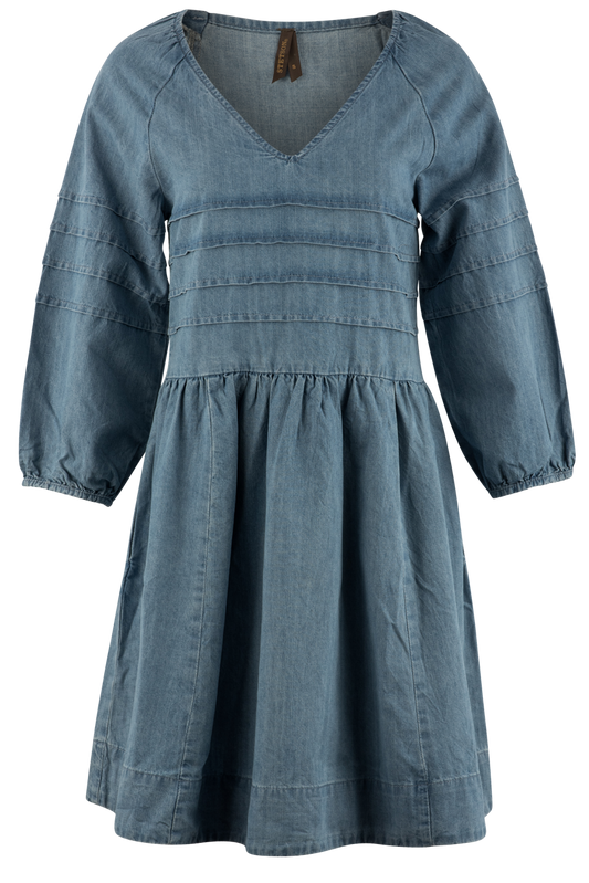 Stetson Women's Denim Pleated Top Dress