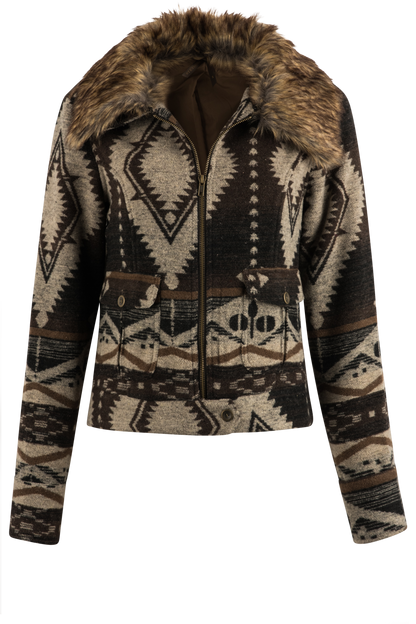 Stetson Women's Brown Aztec Jacket