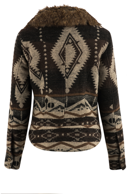 Stetson Women's Brown Aztec Jacket
