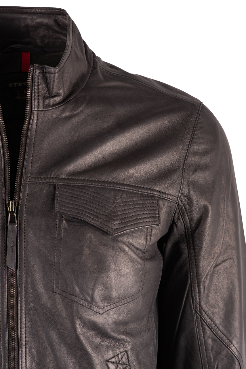 Stetson Men's Smooth Leather Jacket