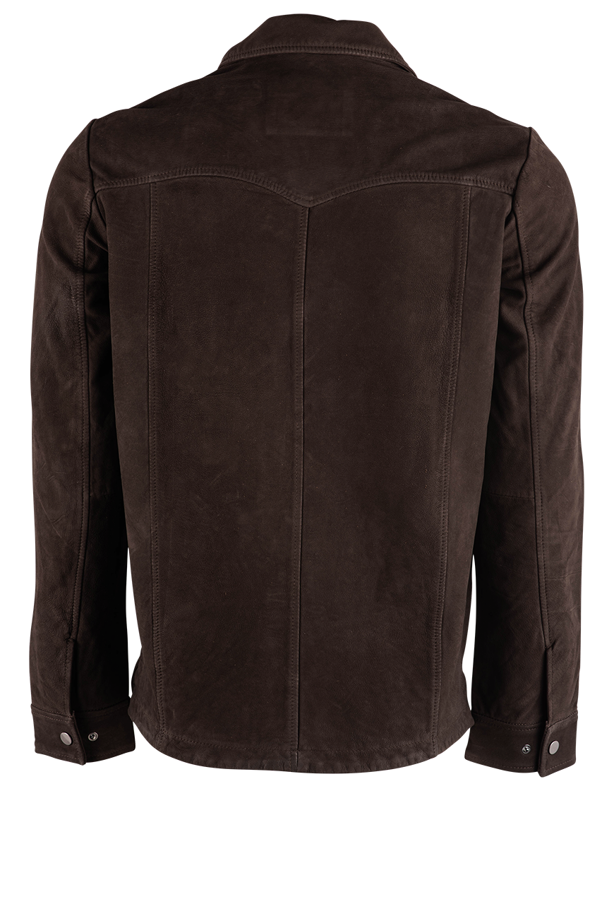 Stetson Men's Vintage Brown Leather Jacket