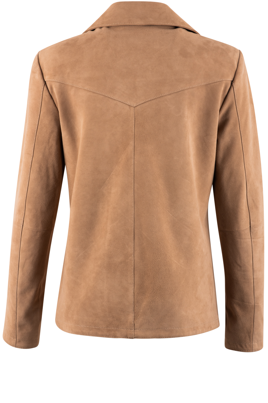 Stetson Women's Bone Suede Leather Jacket