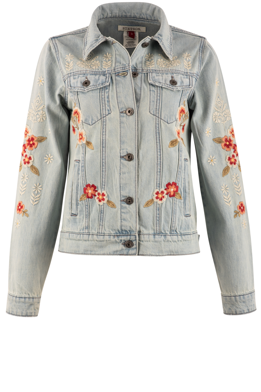 Stetson Floral Western Denim Jacket | Pinto Ranch