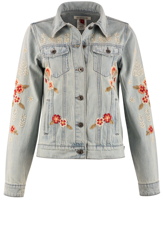 Stetson Women's Floral Denim Jacket