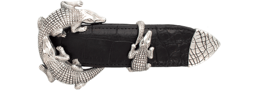 Jeff Deegan 1.5" Double Alligator Buckle Set