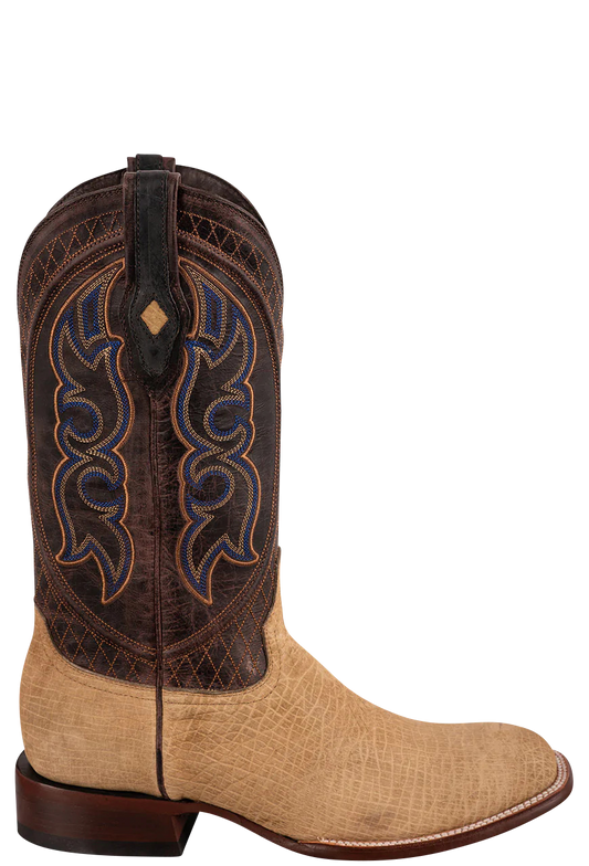 Stetson Men's Hippopotamus Cowboy Boots - Tan