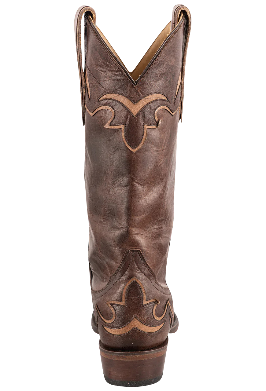 Stetson Women's Goat with Double Wing Cowgirl Boots - Brown