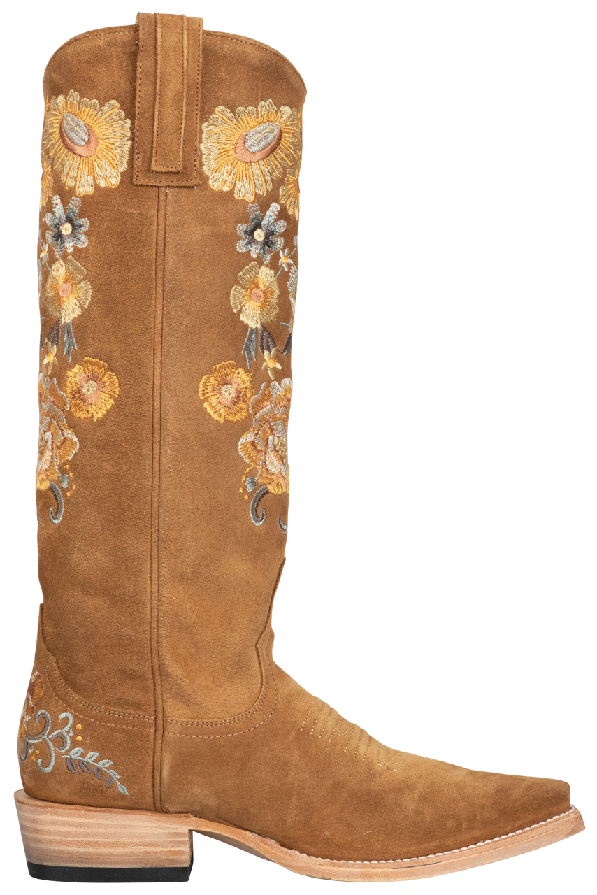 Stetson Women's Blooming Beauty Cowgirl Boots - Tan
