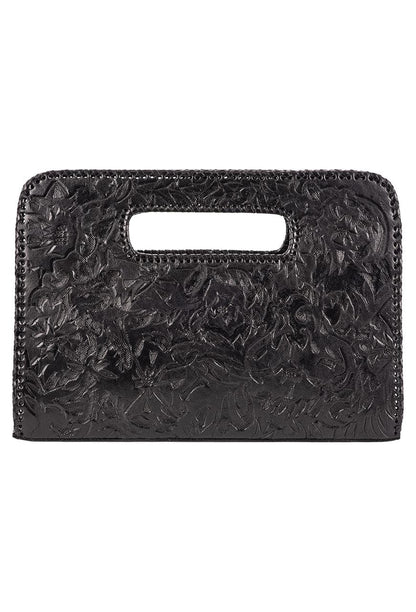 Hide and Chic Catalina Tooled Clutch