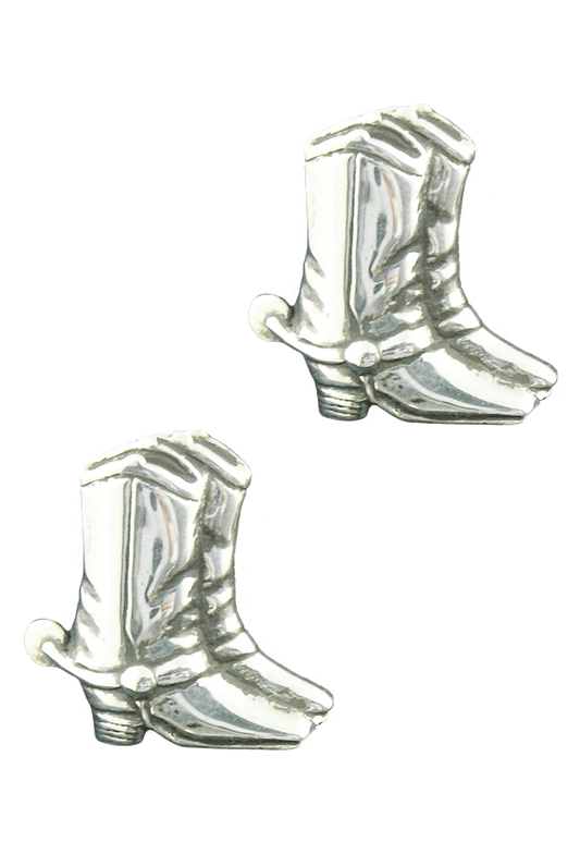 Pinto Ranch Silver Boot Cufflinks