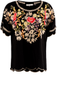 Paparazzi Floral Scallop Hem Top