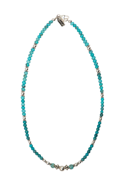 Paige Wallace Beaded Turquoise Necklace