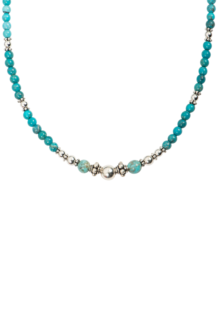 Paige Wallace Beaded Turquoise Necklace