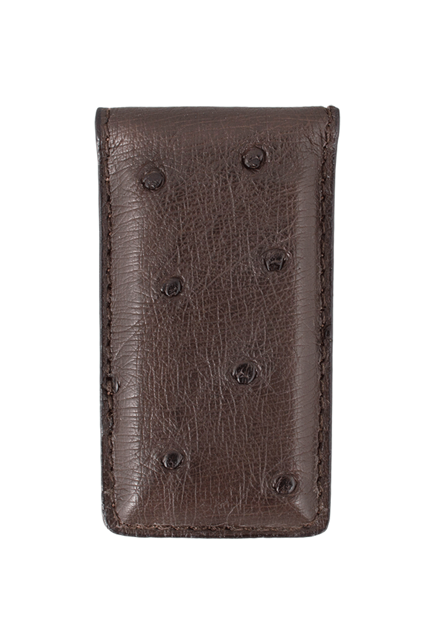 Pinto Ranch Ostrich Magnetic Money Clip
