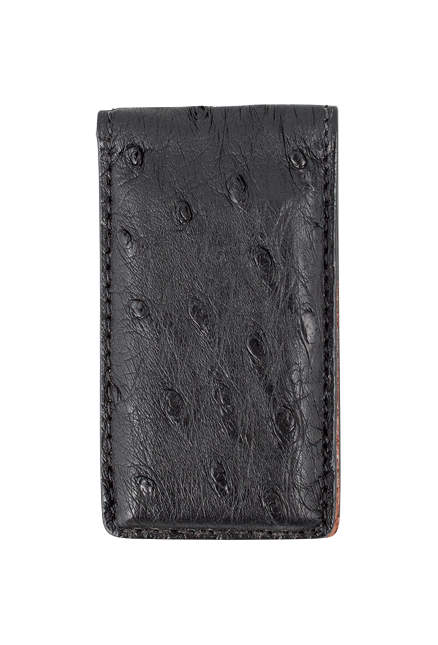 Pinto Ranch Ostrich Magnetic Money Clip