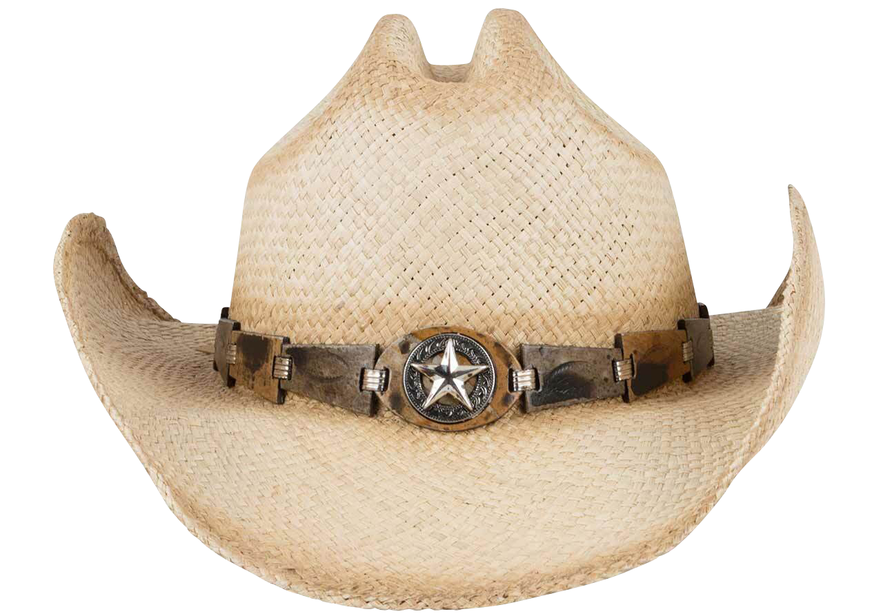Bullhide Star Concho Straw Hat