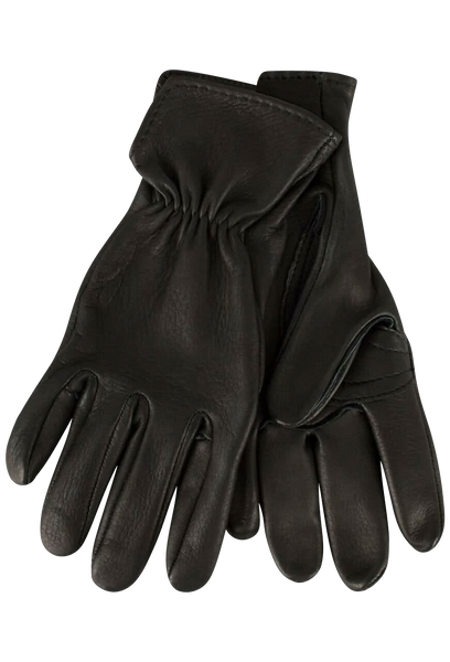 Geier Glove Men's Deerskin Gloves, Size: 10, Black