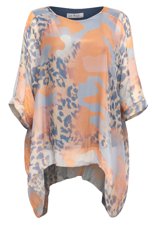 Gigi Printed Kaftan Blouse