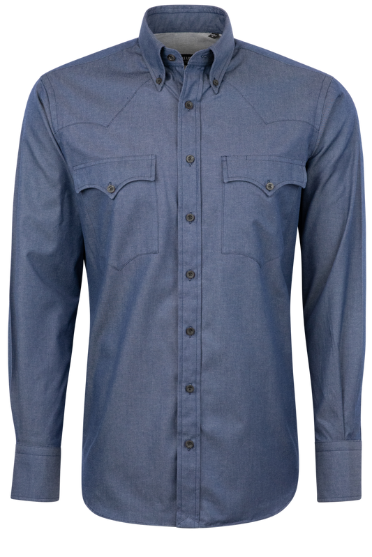 Lyle Lovett for Hamilton Button-Front Shirt - Denim