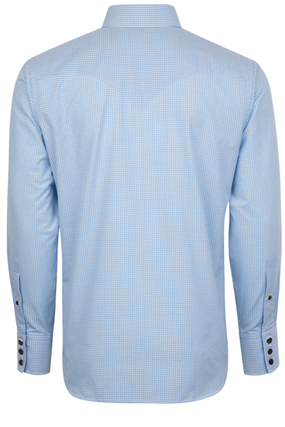 Lyle Lovett for Hamilton Button-Front Shirt - Blue