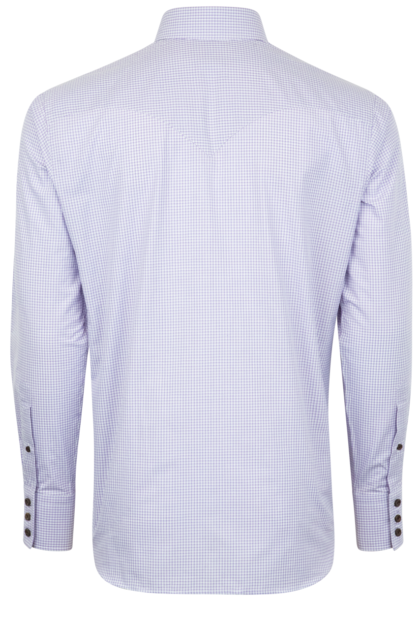 Lyle Lovett for Hamilton Button-Front Shirt - Lavender