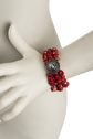 Paige Wallace Concho Coral Chip Bracelet
