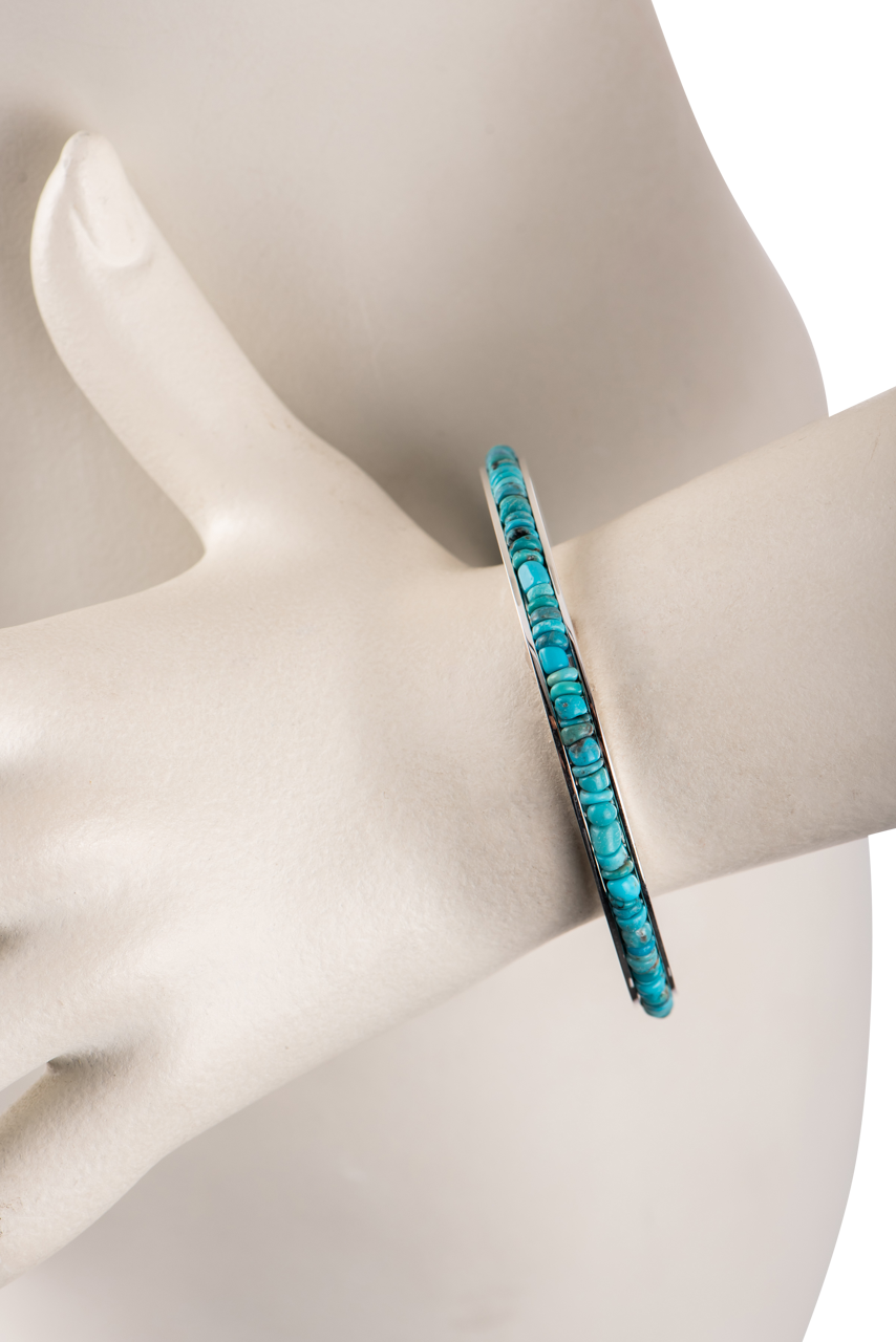 Paige Wallace Tiny Turquoise Bangle