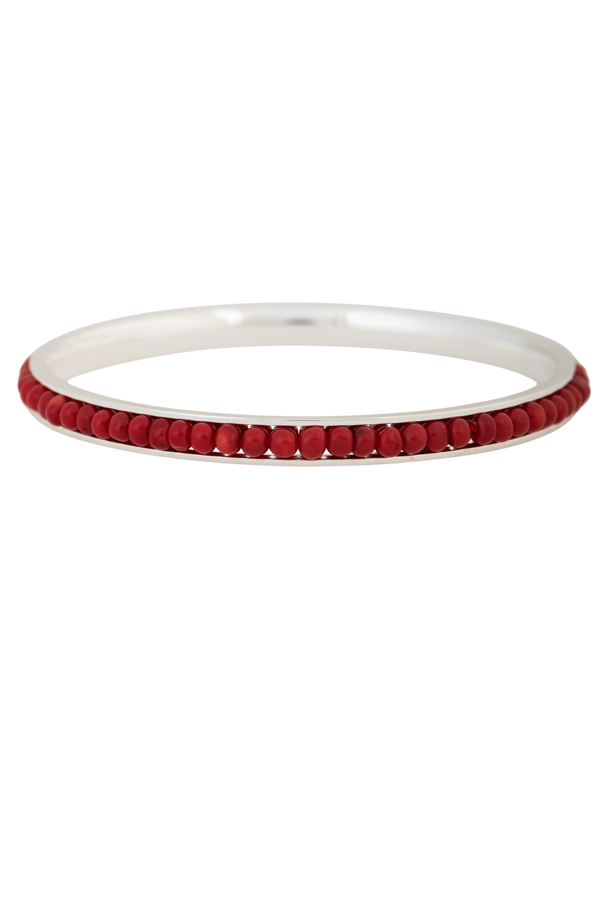Paige Wallace Coral Round Bangle