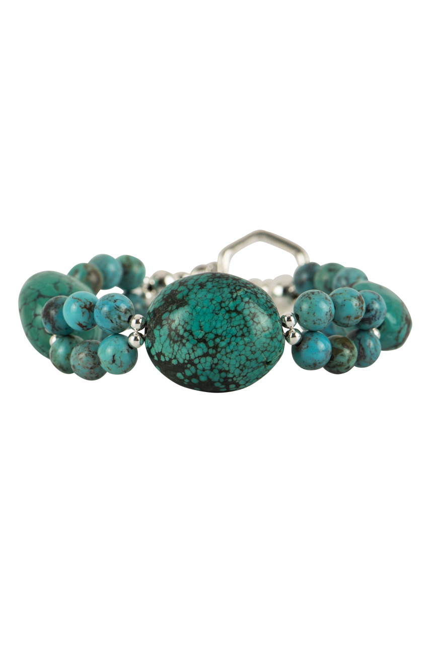 Paige Wallace Turquoise Nugget Bracelet