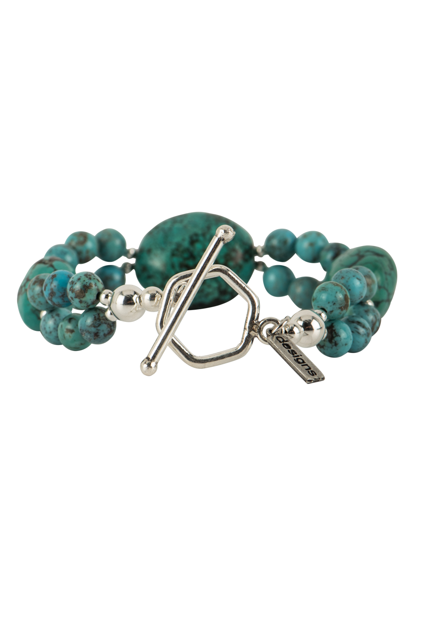 Paige Wallace Turquoise Nugget Bracelet