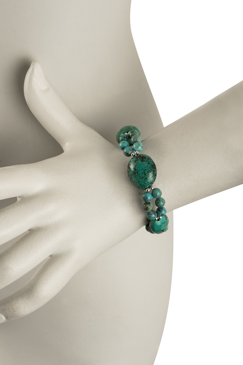 Paige Wallace Turquoise Nugget Bracelet