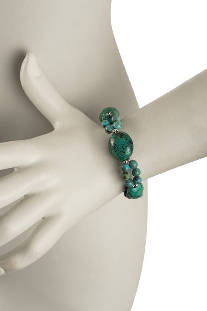 Paige Wallace Turquoise Nugget Bracelet