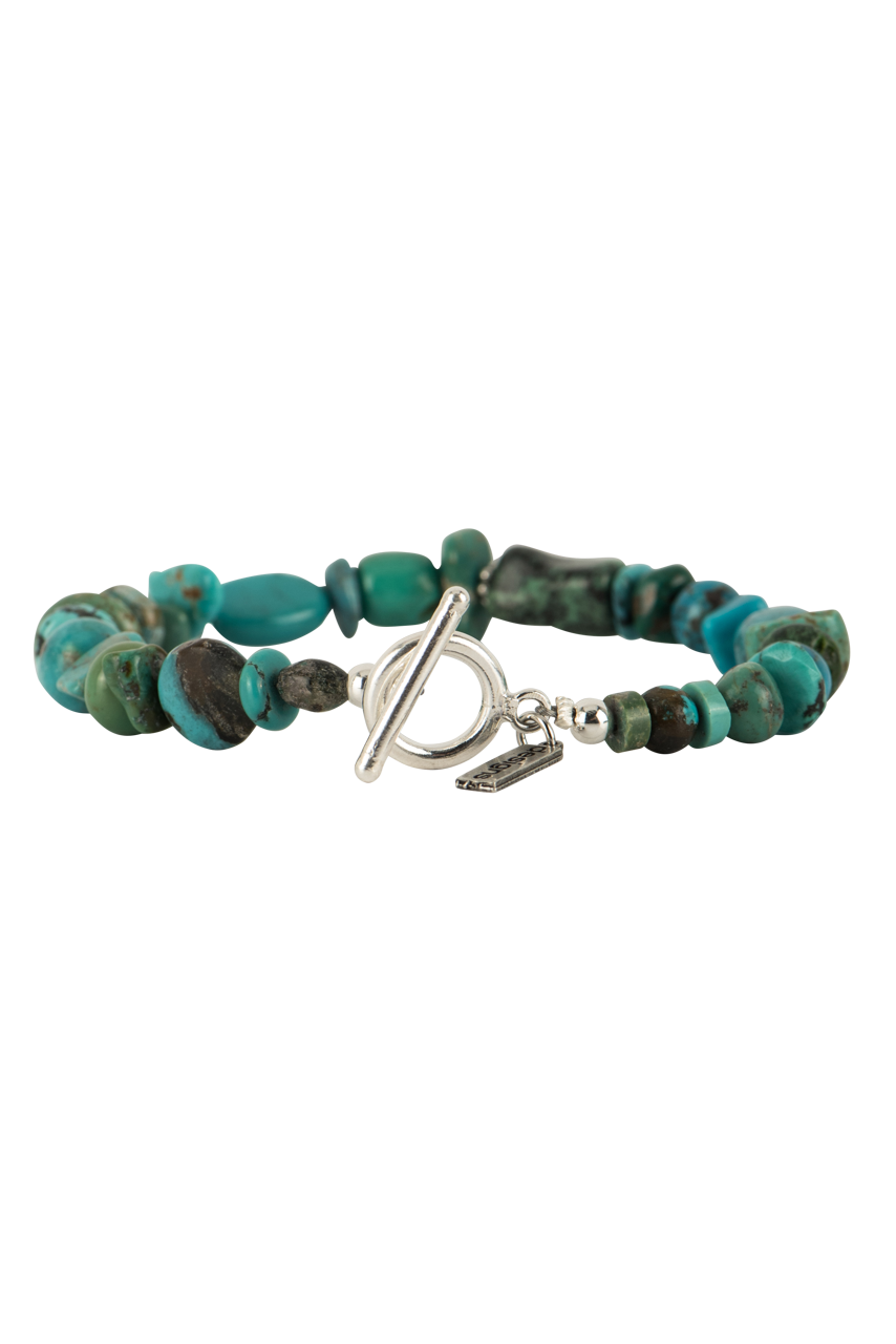 Paige Wallace Turquoise Stone Bangle