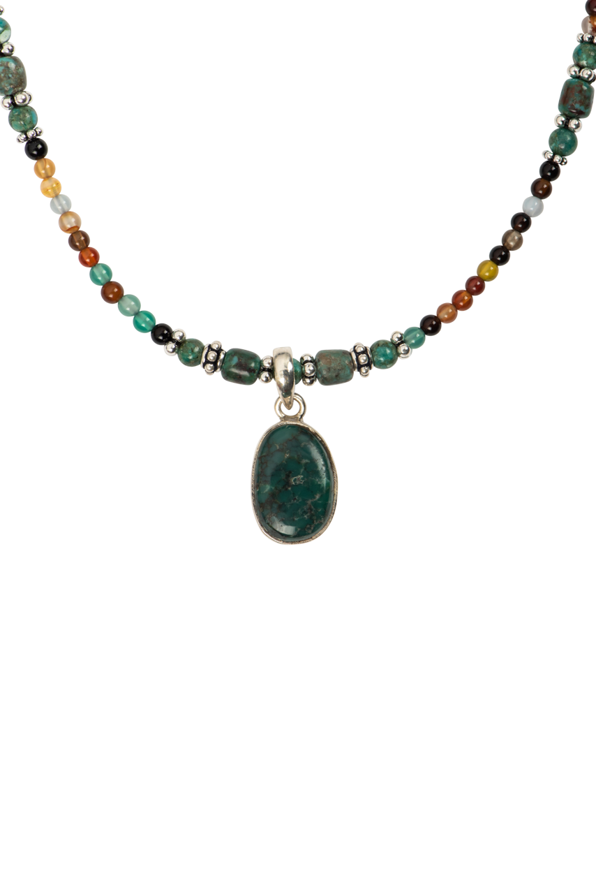 Paige Wallace Multi Stone Necklace