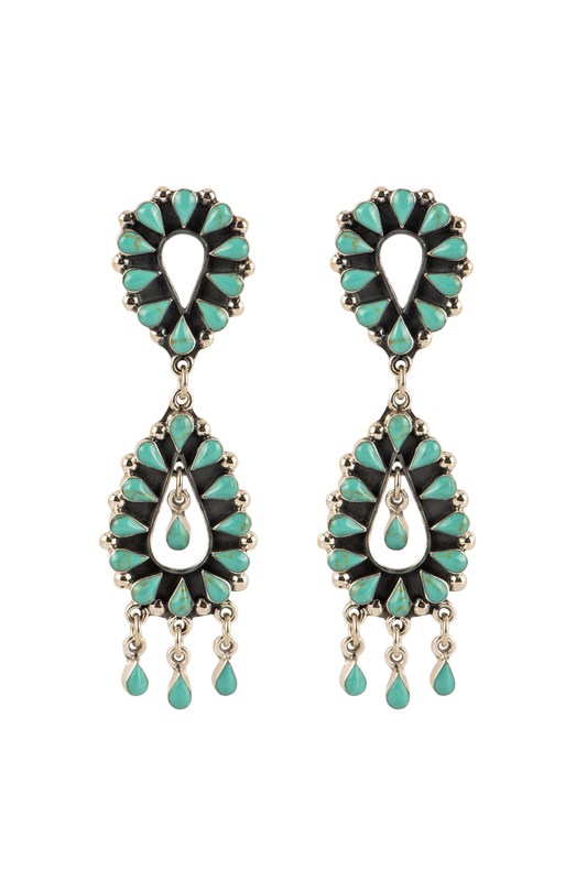 Paige Wallace Double Chandelier Earrings