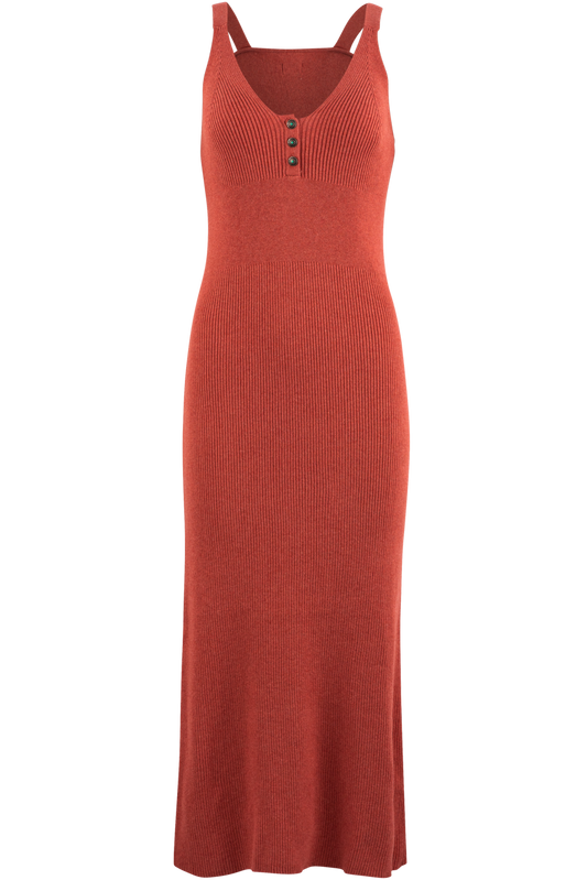 Tasha Polizzi Clay Rib Knit Dress