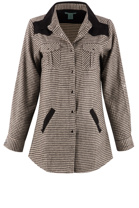 Tasha Polizzi Tall Grass Houndstooth Shirt