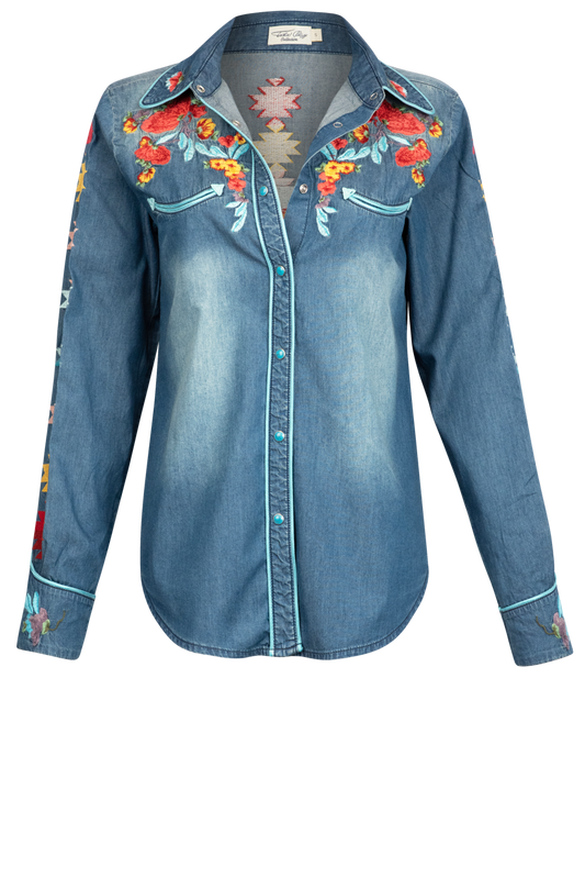 Tasha Polizzi Denim Anita Shirt